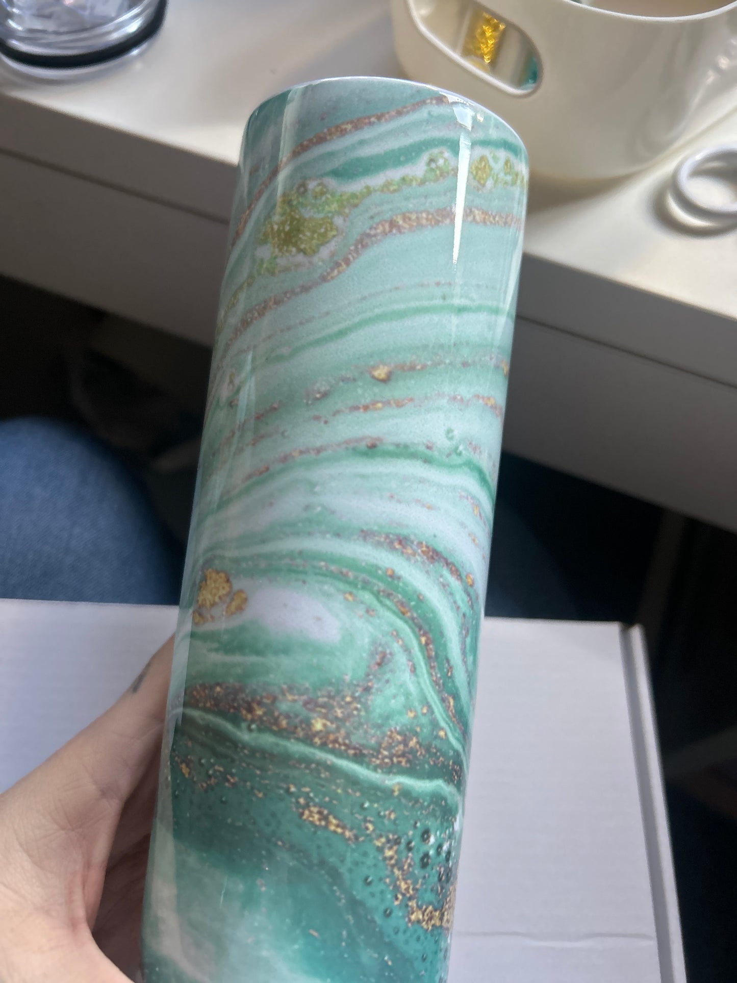 Amazing marble effect tumbler