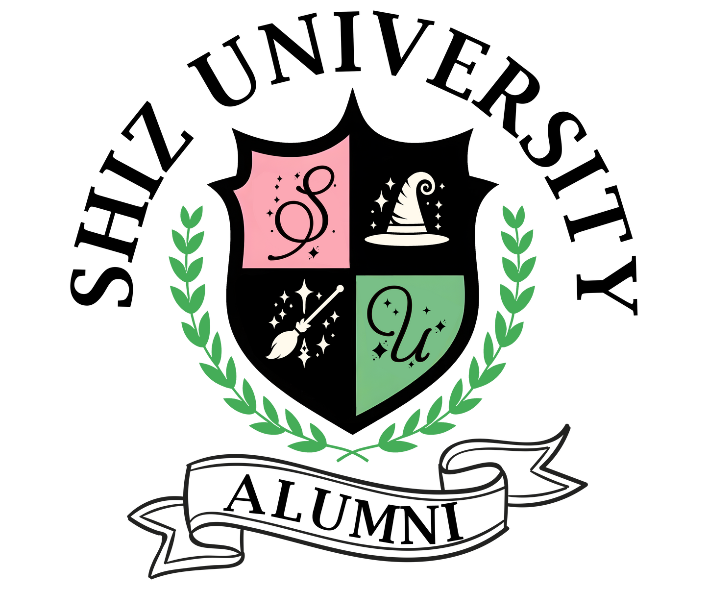 Kids Black Zip Up Hoodies-Shiz University