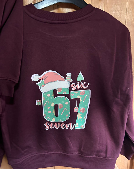 Kids fun ‘67’ jumpers UK