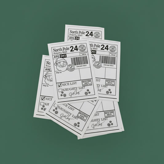 Santa Delivery Lables-3Pack