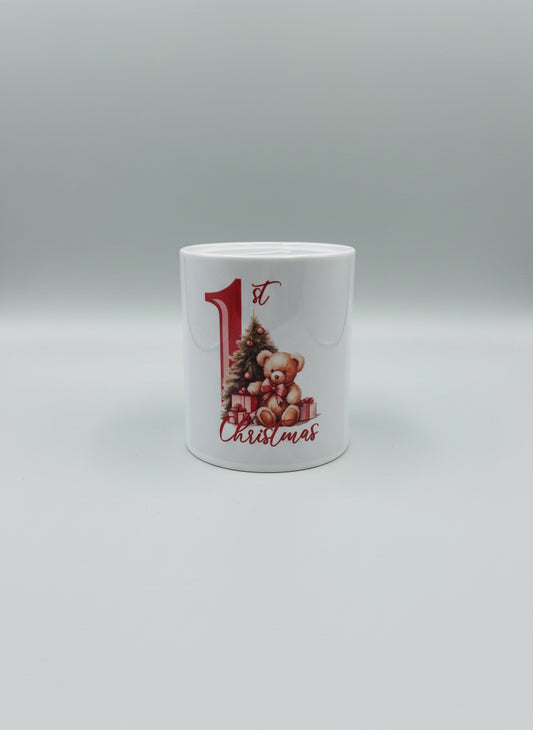 Baby’s 1st Christmas and Reindeer money box