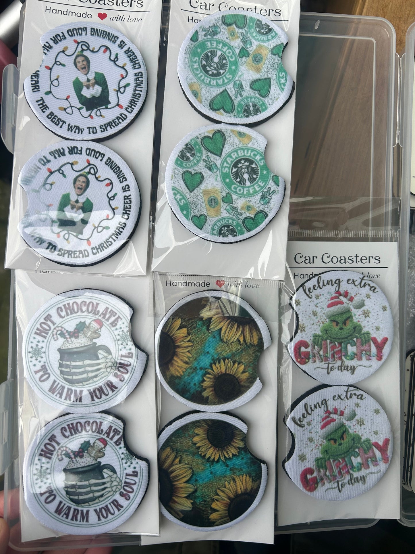 Fun Cute Car Coasters UK