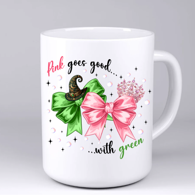 11oz Wicked bows mug WITH PERSONALISATION NAME
