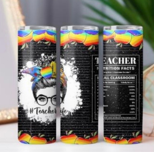Teacher tumbler 20oz